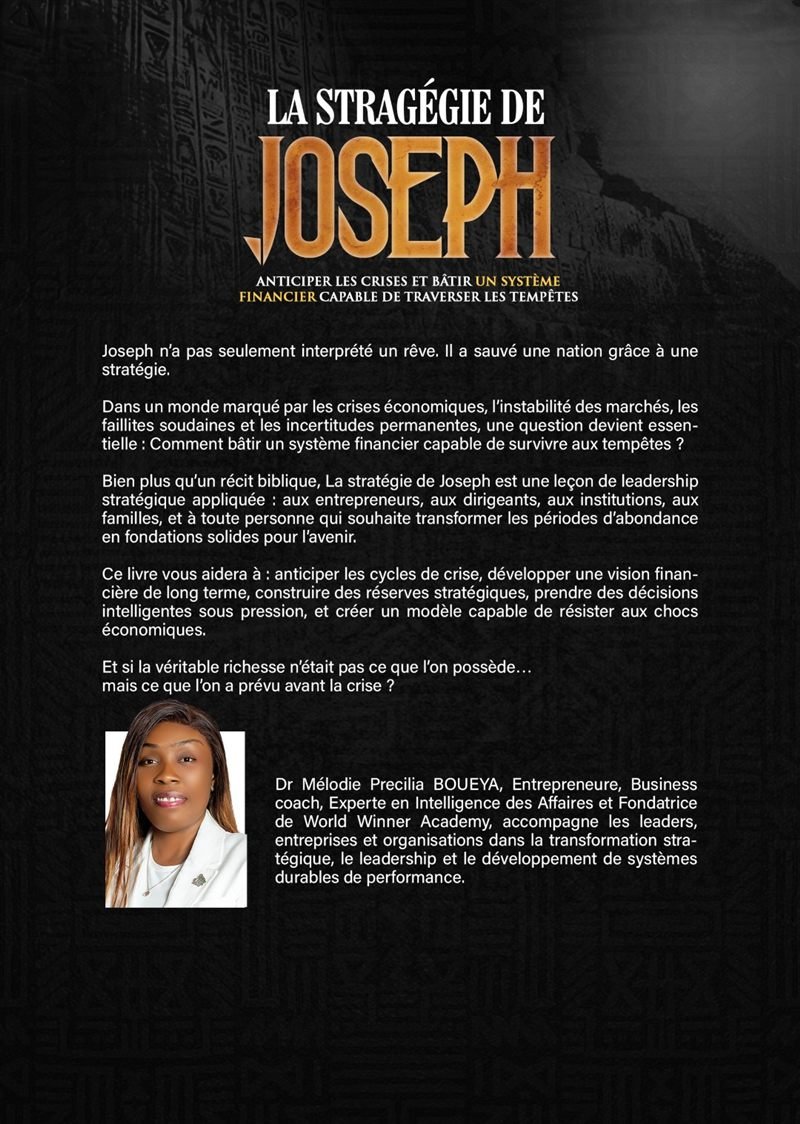 Présentation du livre La Stratégie de Joseph